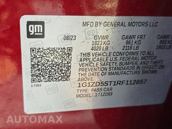 2024 Chevrolet Malibu LT 1LT - miniatura 14
