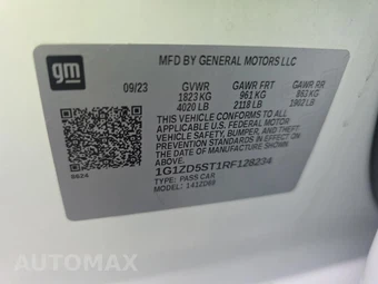 2024 Chevrolet Malibu LT 1LT - miniatura 17