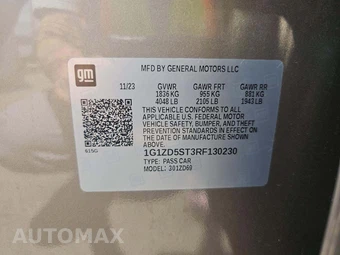 2024 Chevrolet Malibu LT 1LT - miniatura 5
