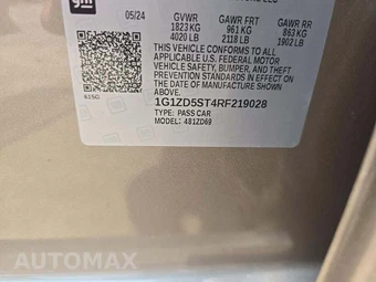 2024 Chevrolet Malibu LT 1LT - miniatura 5