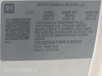 2024 Chevrolet Malibu LT 1LT - miniatura 5