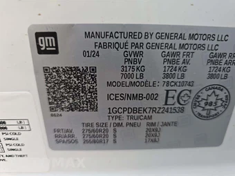 2024 Chevrolet Silverado 1500 Custom Crew Cab Medium Bed 1CX - miniatura 5