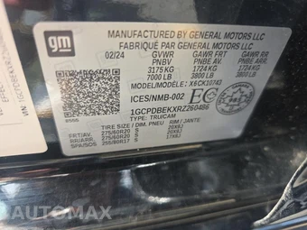 2024 Chevrolet Silverado 1500 Custom Crew Cab Medium Bed 1CX - miniatura 17