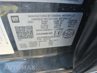 2024 Chevrolet Silverado 1500 Custom Crew Cab Short Bed 1CX - miniatura 17