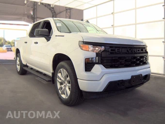 2024 Chevrolet Silverado 1500 Custom Crew Cab Short Bed 1CX - miniatura 3