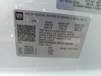 2024 Chevrolet Silverado 1500 Custom Crew Cab Short Bed 1CX - miniatura 14