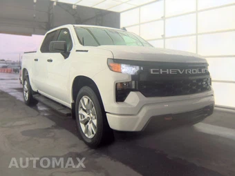 2024 Chevrolet Silverado 1500 Custom Crew Cab Short Bed 1CX - miniatura 3