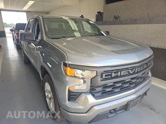 2024 Chevrolet Silverado 1500 Custom Crew Cab Short Bed 1CX - miniatura 3