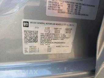 2024 Chevrolet Silverado 1500 Custom Crew Cab Short Bed 1CX - miniatura 5