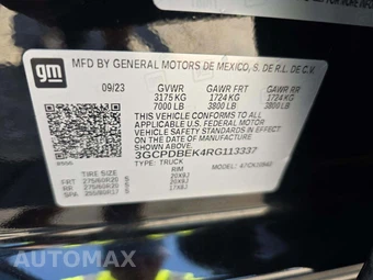 2024 Chevrolet Silverado 1500 Custom Crew Cab Short Bed 1CX - miniatura 2