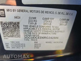 2024 Chevrolet Silverado 1500 Custom Trail Boss Crew Cab Medium Bed 2CX - miniatura 2