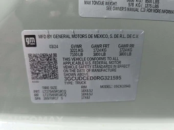 2024 Chevrolet Silverado 1500 Custom Trail Boss Crew Cab Short Bed 2CX - miniatura 2
