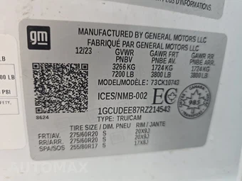2024 Chevrolet Silverado 1500 RST Crew Cab Medium Bed 1SP - miniatura 14