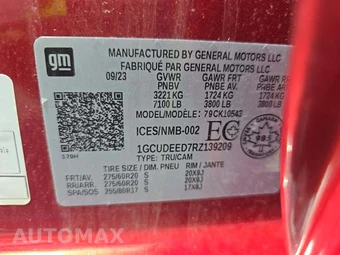 2024 Chevrolet Silverado 1500 RST Crew Cab Short Bed 1SP - miniatura 2