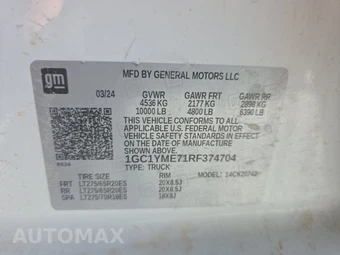 2024 Chevrolet Silverado 2500HD Custom Crew Cab Medium Bed 1CX - miniatura 14