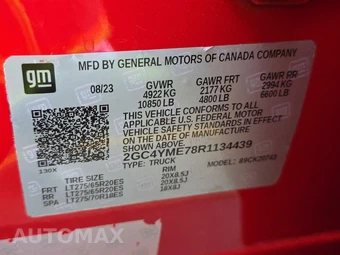 2024 Chevrolet Silverado 2500HD Custom Crew Cab Medium Bed 1CX - miniatura 14
