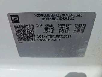 2024 Chevrolet Silverado 3500HD Cab Chassis LT Crew Cab 1LT DRW - miniatura 14