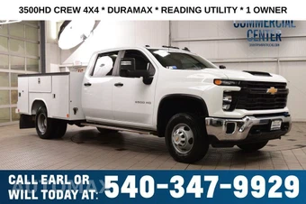 2024 Chevrolet Silverado 3500HD Cab Chassis Work Truck Crew Cab 1WT DRW - samochód z USA z aukcji Manheim, oferta Kup Teraz w AUTOMAX