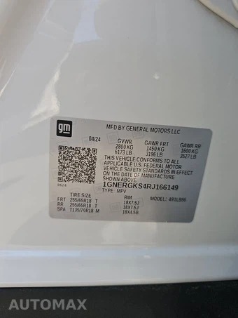 2024 Chevrolet Traverse LT 1LT - miniatura 16