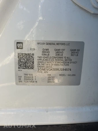 2024 Chevrolet Traverse LT 2LT - miniatura 22