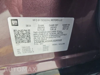 2024 Chevrolet Traverse RS 1RS - miniatura 15