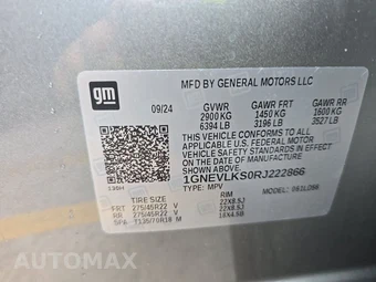 2024 Chevrolet Traverse RS 2RS - miniatura 15