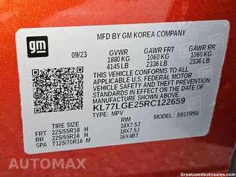 2024 Chevrolet Trax 1RS - miniatura 61