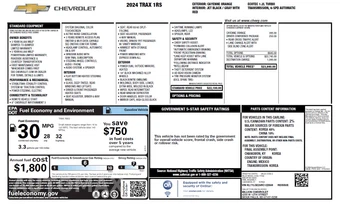 2024 Chevrolet Trax 1RS - miniatura 72