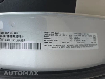 2024 Chrysler Pacifica Touring L 121.6" WB - miniatura 15