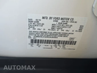 2024 Ford Explorer Timberline - miniatura 14