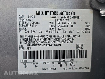 2024 Ford Explorer XLT - miniatura 14