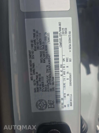 2024 Ford F-150 Hybrid Lariat Crew Cab Short Bed - miniatura 2
