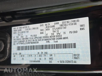 2024 Ford F-150 Hybrid XLT Crew Cab Medium Bed - miniatura 14