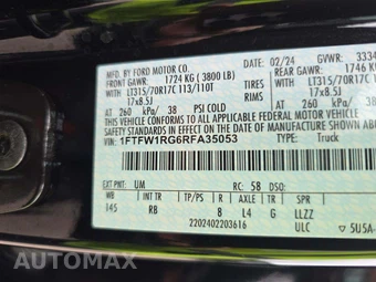 2024 Ford F-150 Raptor Crew Cab Short Bed - miniatura 2