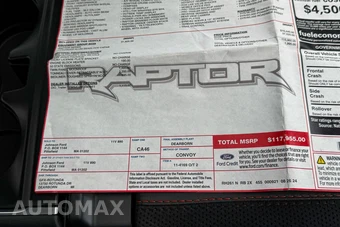 2024 Ford F-150 Raptor Crew Cab Short Bed - miniatura 61