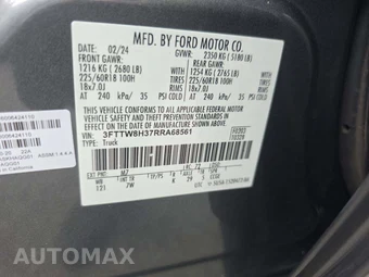 2024 Ford Maverick Hybrid XLT Crew Cab Short Bed - miniatura 5