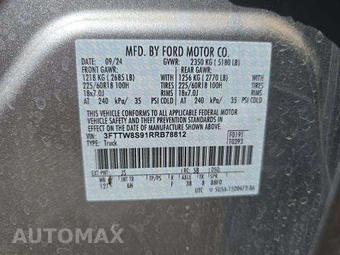 2024 Ford Maverick Lariat Crew Cab Short Bed - miniatura 6