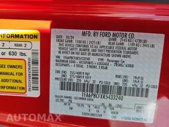 2024 Ford Mustang GT Premium Coupe - miniatura 15