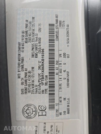 2024 Ford Transit 250 Cargo Van High Roof - miniatura 13