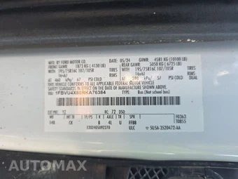2024 Ford Transit Passenger Wagon XLT DRW High Roof 148.0" WB - miniatura 16
