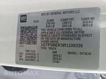 2024 GMC Canyon Elevation Crew Cab Medium Bed 2VL - miniatura 6