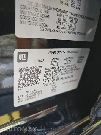 2024 GMC Sierra 1500 AT4 Crew Cab Short Bed 4SB - miniatura 14