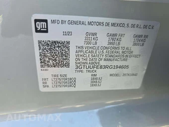 2024 GMC Sierra 1500 AT4X Crew Cab Short Bed 4SG - miniatura 5