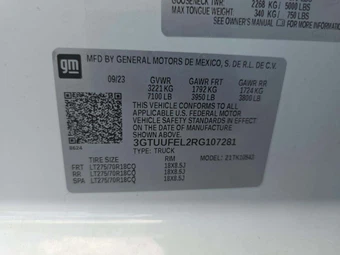 2024 GMC Sierra 1500 AT4X Crew Cab Short Bed 4SG - miniatura 2