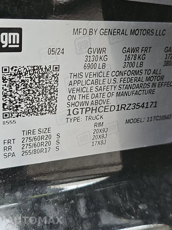 2024 GMC Sierra 1500 Elevation Crew Cab Short Bed 3SB - miniatura 14