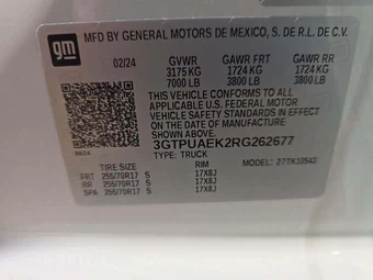 2024 GMC Sierra 1500 Pro Crew Cab Short Bed 1SA - miniatura 2