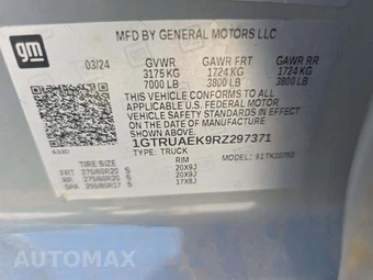 2024 GMC Sierra 1500 Pro Extended Cab Medium Bed 1SA - miniatura 5