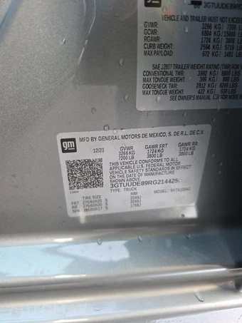 2024 GMC Sierra 1500 SLT Crew Cab Short Bed 4SA - miniatura 14