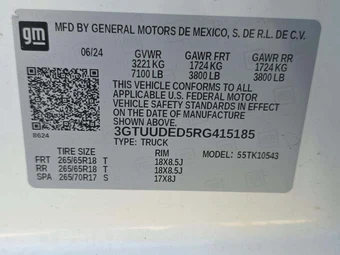2024 GMC Sierra 1500 SLT Crew Cab Short Bed 4SA - miniatura 2