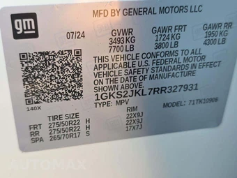 2024 GMC Yukon Denali XL 5SA - miniatura 5